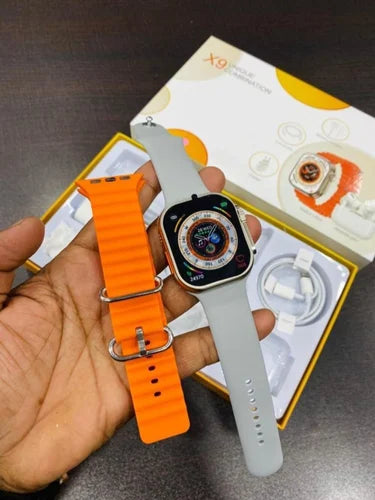 Combo Tech X9: Reloj Inteligente + Audífonos Bluetooth – ¡Estilo y Conectividad!