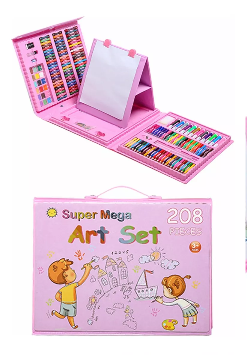 ¡Maletín de Arte 208 Piezas para Niños!